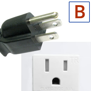 Type B Plug & Socket Dimensions & Drawings
